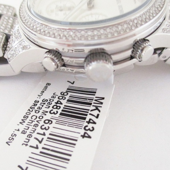 MICHAEL KORS - Bryant Pavé Silver-Tone Watch - Picture 3 of 8